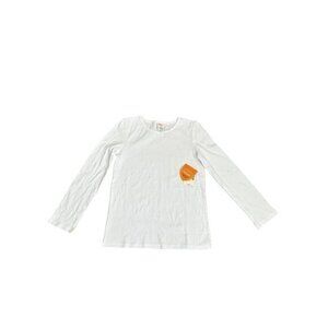 NEW Gymboree Playproof Uniform White Long Sleeve Shirt